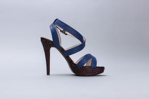 sandals blue shoes strap