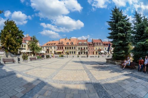 sandomierz poland the old town