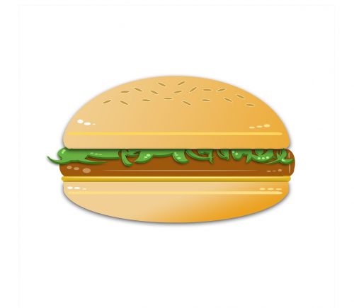 sandwich hamburger snack
