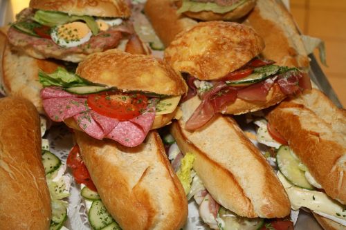 sandwiches roll snack