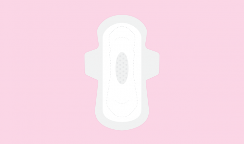 sanitary napkins pad life illustration