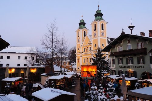 sankt johann  tyrol  winter