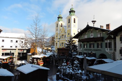 sankt johann  tyrol  winter