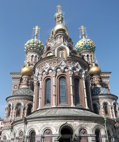 sankt petersburg russia church of the resurrection