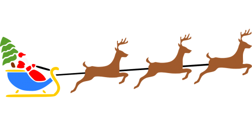 santa christmas reindeer