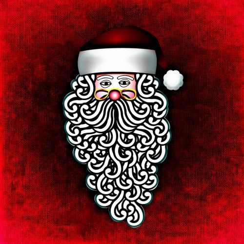 santa claus christmas christmas motif