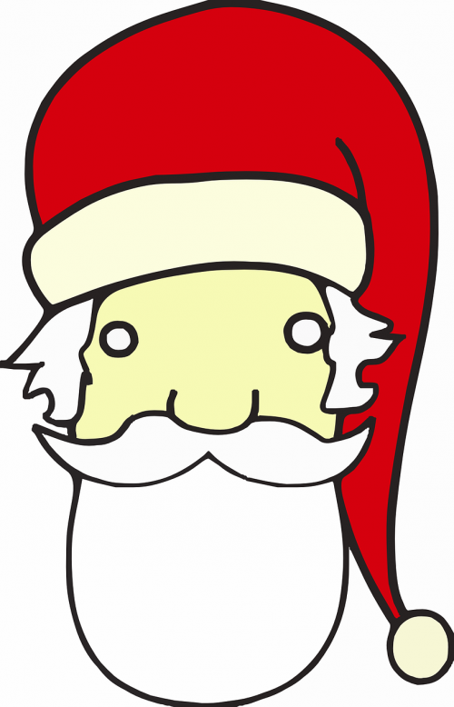 santa claus head old