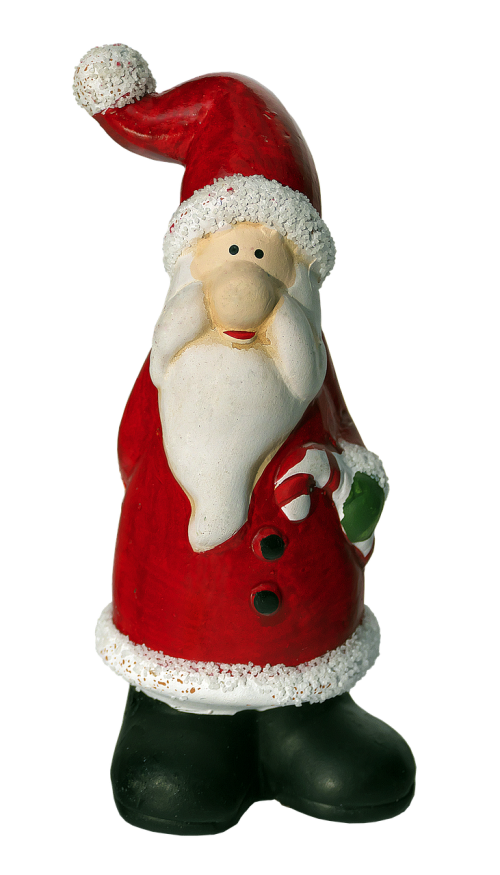 santa claus ceramic christmas