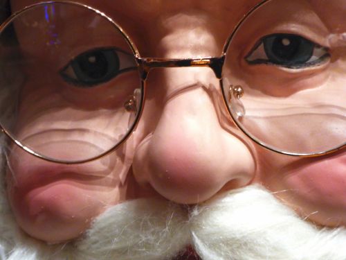 Santa Claus Face Closeup