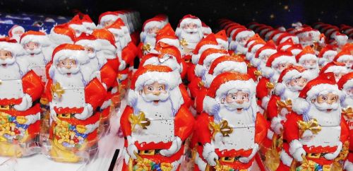 santa clauses figures father christmas