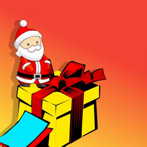 Santa Gift Box