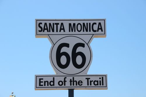 santa monica 66 end of the trail