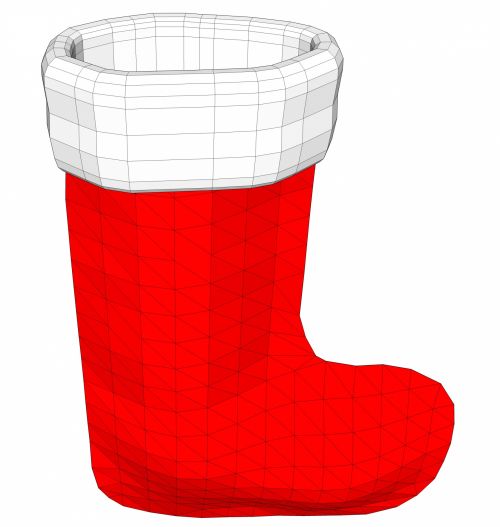 Santa Red Sock