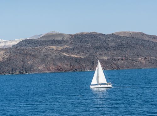 santorini greece water