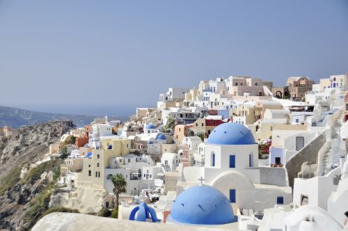 santorini view greek island
