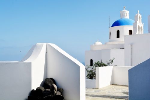 santorini greece white houses