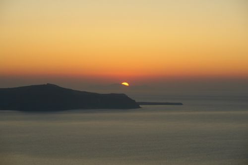 santorini sunset greece