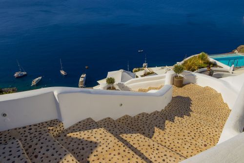 santorini greece landscape