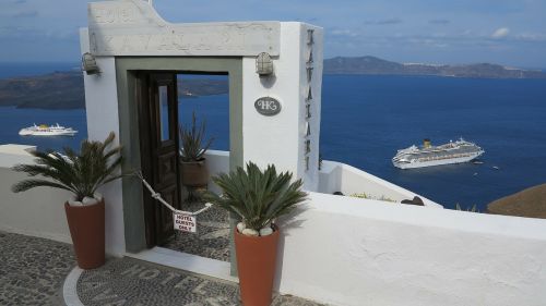 santorini greece white houses