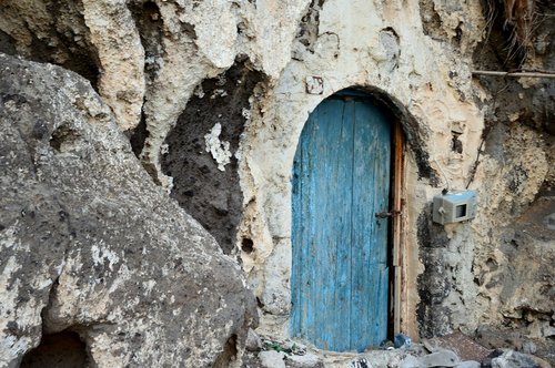 santorini  white  blue