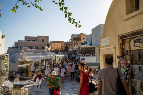 santorini tourism greece