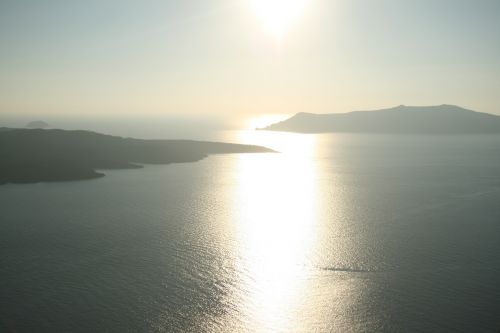 santorini sea greece