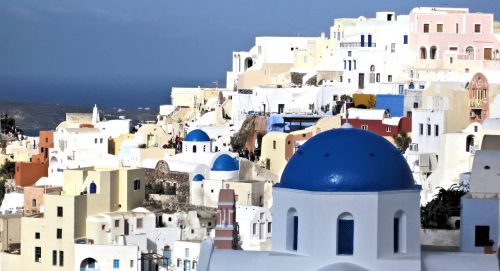 santorini greece buildings