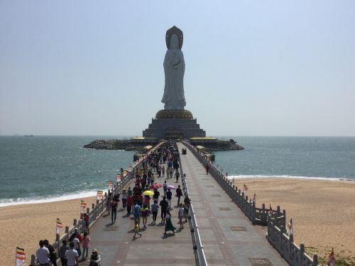 sanya nanshan temple the south china sea goddess of mercy