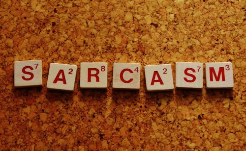 sarcasm word letters
