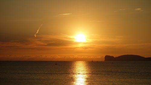 sardinia sunset sea