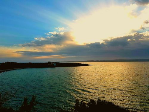 sardinia calasetta sunset