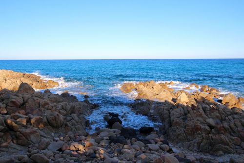 sardinia mediterranean rock