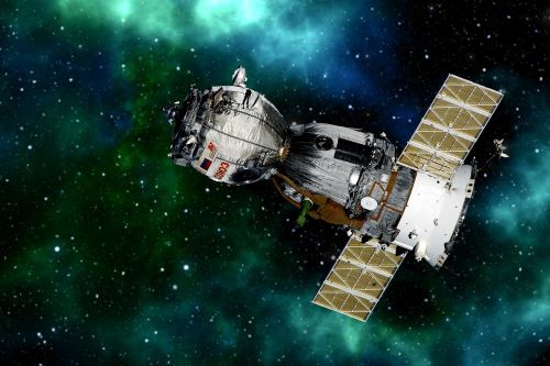 satellite soyuz spaceship