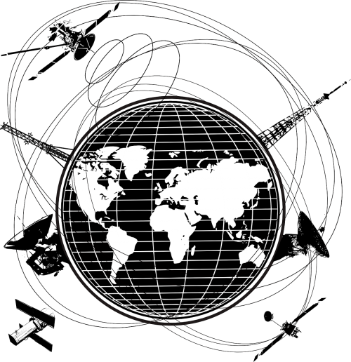 satellites space orbit