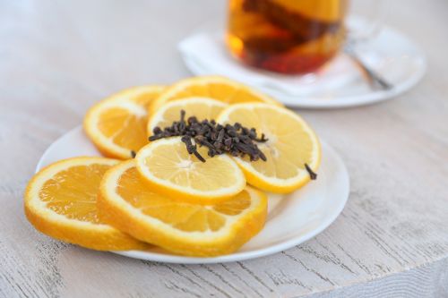 saucer fruit citrus