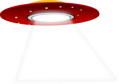 saucer flying alien