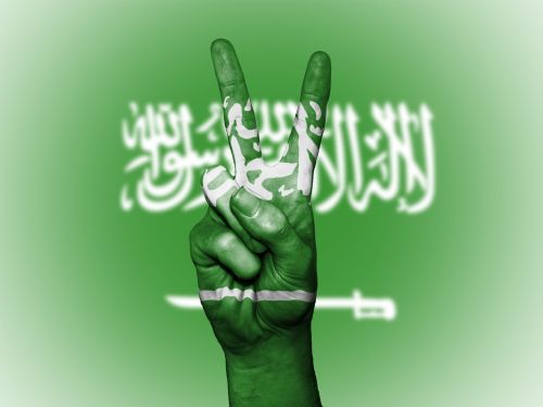 saudi arabia peace hand