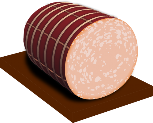 sausage sliced pork