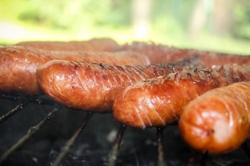 sausage grill barbecue at the