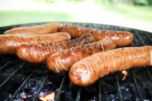sausage grill barbecue at the