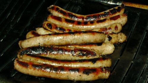 Sausages On The Barbecue