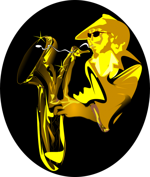 sax play jazz