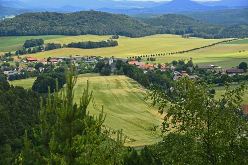 saxon switzerland view distant view