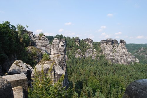 saxon switzerland  landscape  elbe sandstone mountains