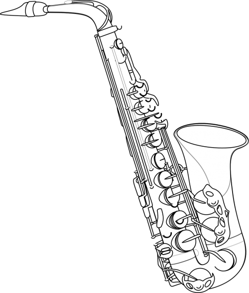 saxophone jazz musical instrument