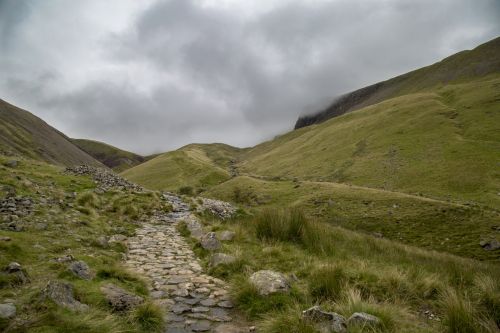 Scafell Pike Mountain In England