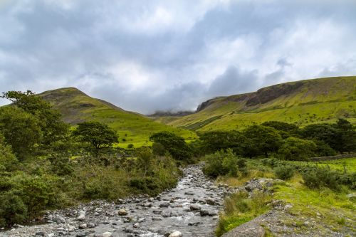 Scafell Pike Mountain In England