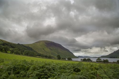 Scafell Pike Mountain In England