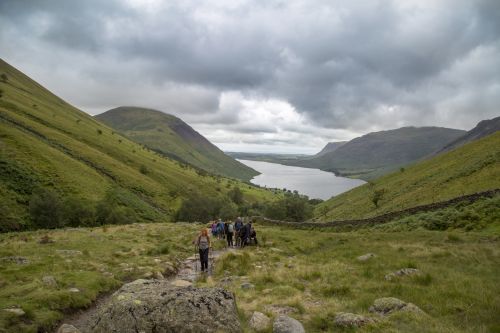 Scafell Pike Mountain In England