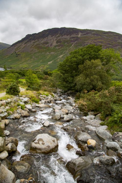 Scafell Pike Mountain In England